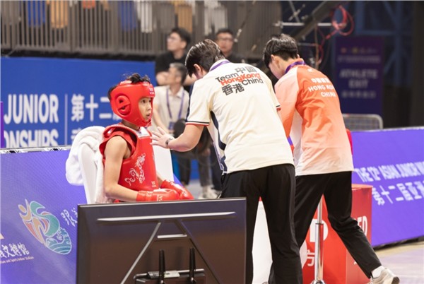 张琦媛教练畅谈香港散打队击败乌兹别克斯坦和印度尼西亚选手