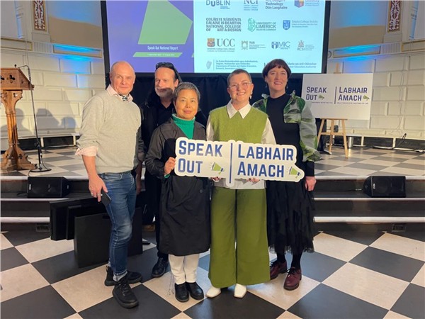 中国国际新闻杂志社爱尔兰分社社长陈秋梅出席“Speak Out”发布会，共同推动校园安全