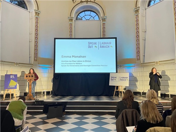 中国国际新闻杂志社爱尔兰分社社长陈秋梅出席“Speak Out”发布会，共同推动校园安全