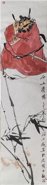 _IBK_7.jpg 清风正气出钟君——赏画家养林国画竹林钟馗系列