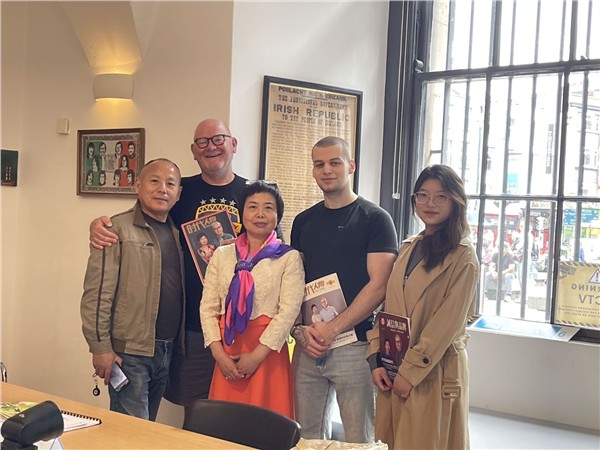 陈秋梅会晤都柏林政要Daithí Doolan，中欧文化交流迈入新阶段