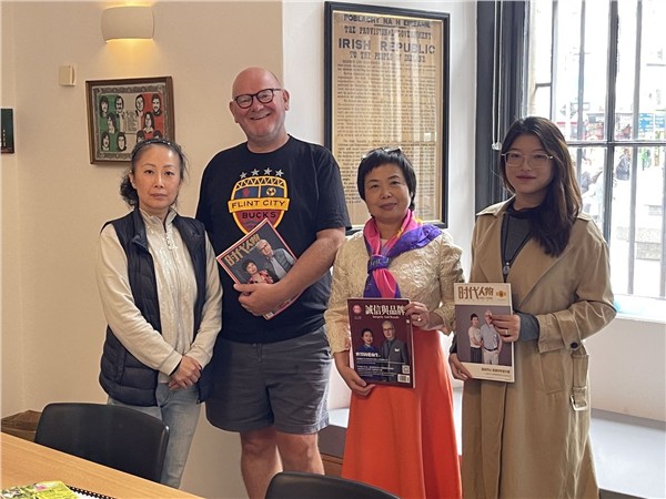 陈秋梅会晤都柏林政要Daithí Doolan，中欧文化交流迈入新阶段