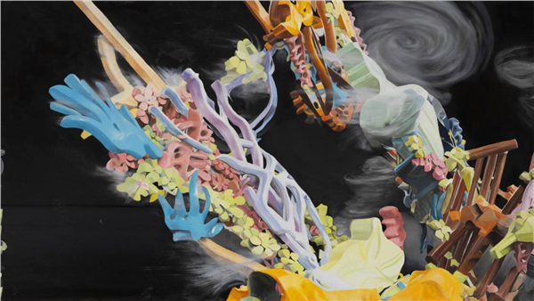 艺术家田园园“声外潮|Tides Beyond Sound”大型个展亮相广州，以“液态现代性”学术视角叩问当代人精神处境