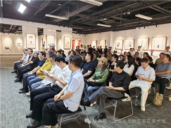平阳翰墨赴鹏城 晋深文脉启新篇——“禾花逐梦”贾双平书法艺术深圳展开幕图2